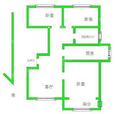 荣盛芳菲苑2室2厅1卫102㎡