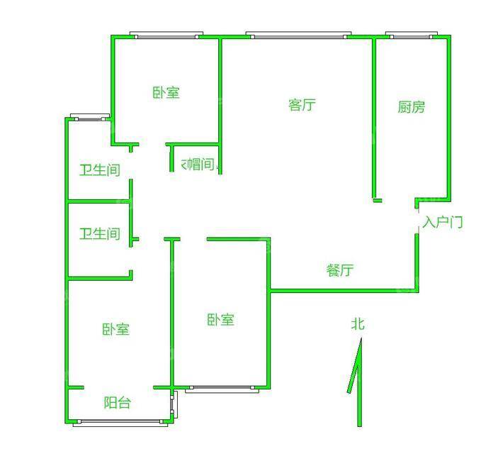 凤凰城（C区）3室2厅2卫136㎡