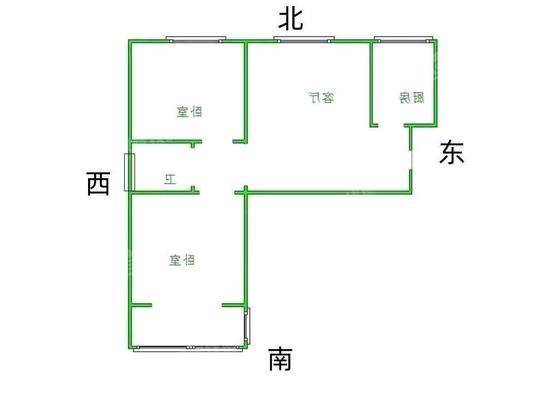 塞纳左岸2室2厅1卫89㎡