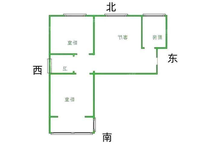 塞纳左岸2室2厅1卫89㎡