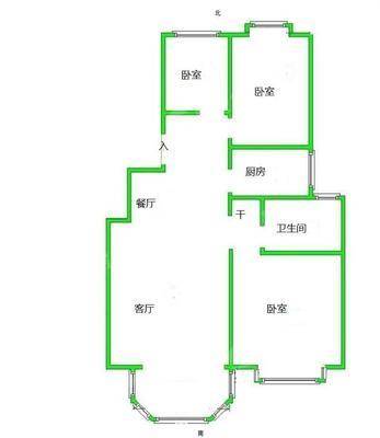 泰和世家（南区）3室2厅1卫94㎡