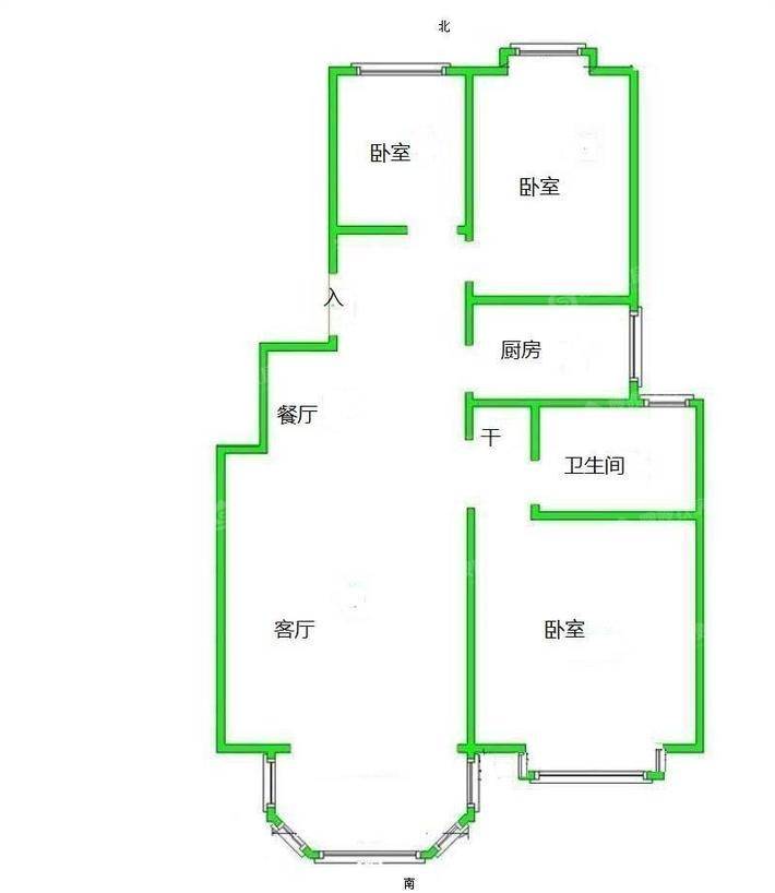 泰和世家（南区）3室2厅1卫94㎡