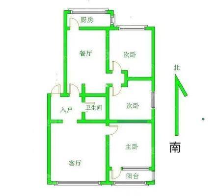 体育局宿舍3室2厅1卫112㎡