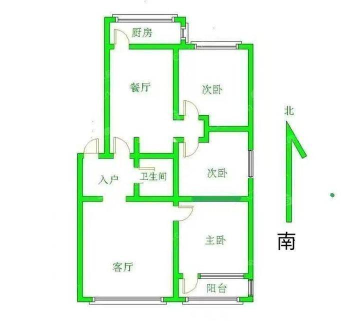 体育局宿舍3室2厅1卫112㎡