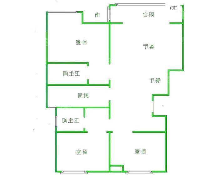 宏宇城（A区）3室2厅2卫122㎡