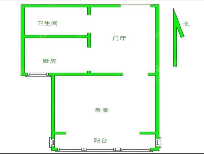 禧福荷堂C区1室1厅1卫43㎡