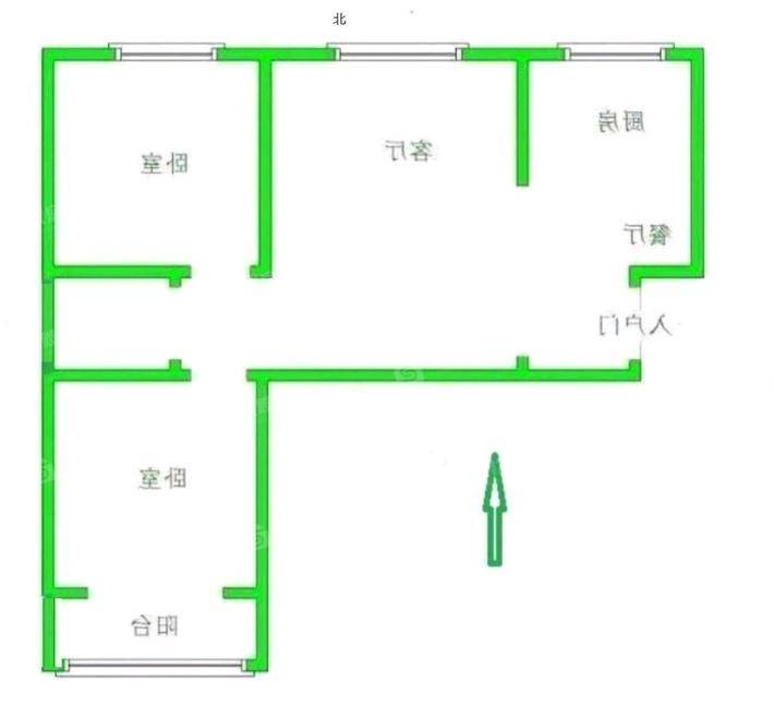 天天家园2室2厅1卫89㎡