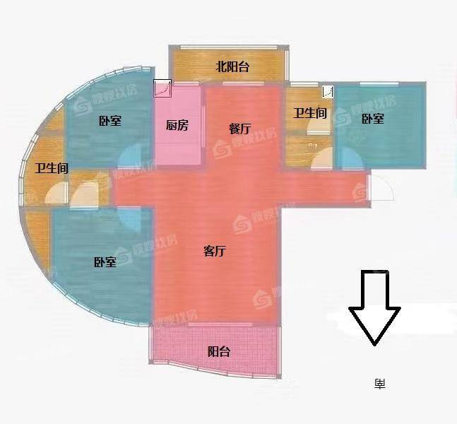 禧福荷堂D区3室2厅2卫127㎡