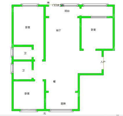 颐和君悦府3室2厅2卫125㎡