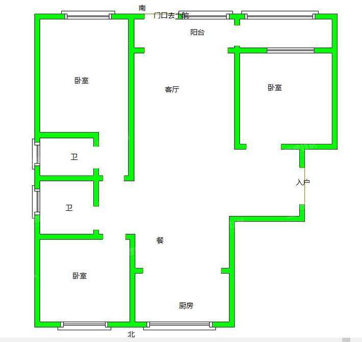 颐和君悦府3室2厅2卫125㎡