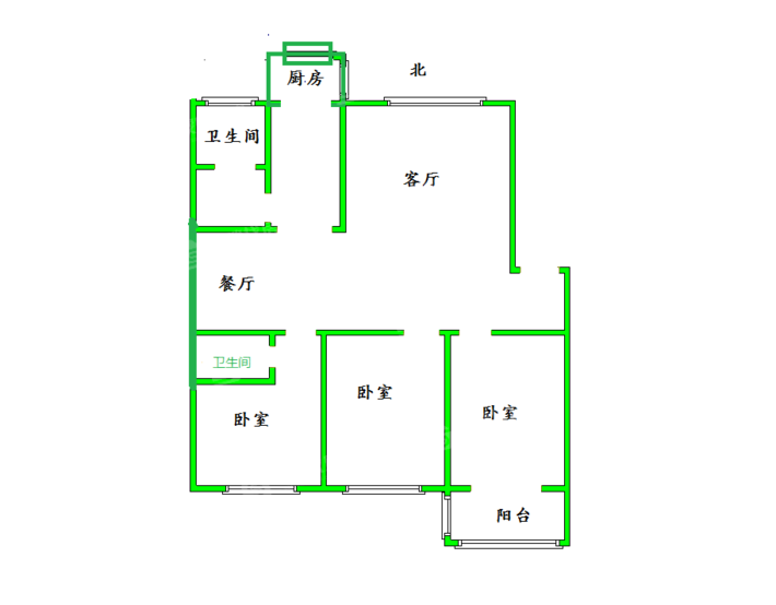 金阳小区3室2厅2卫139㎡