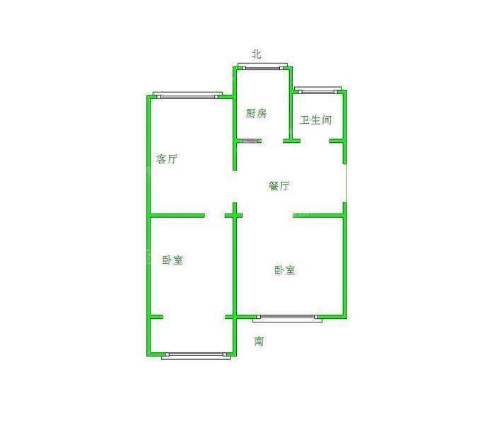 陵园小区3室2厅1卫69㎡