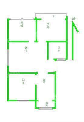 运茂小区3室1厅1卫95㎡