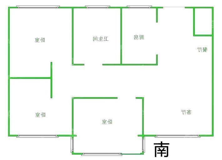 荣盛锦绣学府3室2厅1卫110㎡