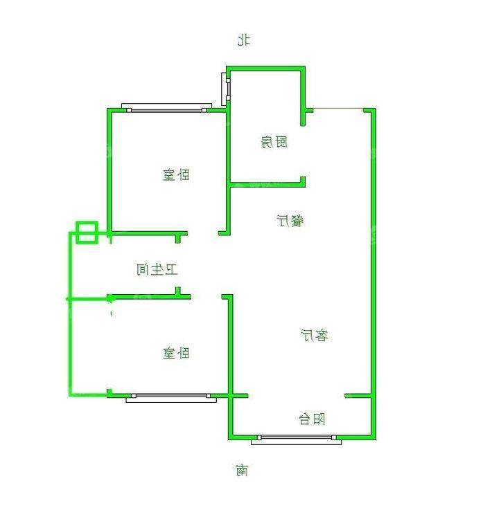 天成观澜二期（东区）2室2厅1卫94㎡