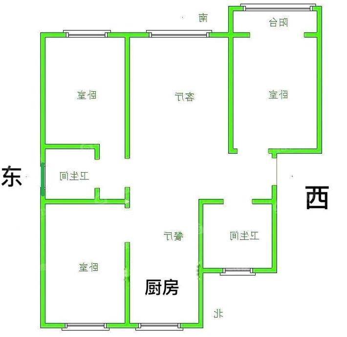 塞纳左岸3室2厅2卫127㎡