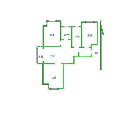 颐和新世界3室1厅1卫118㎡