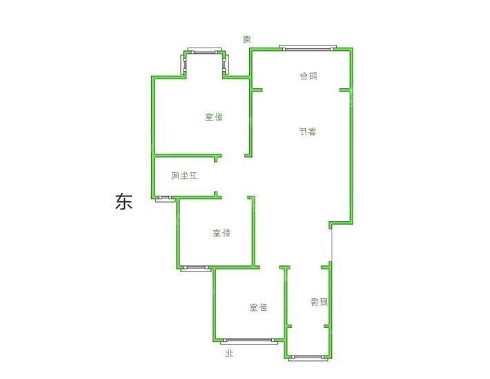 嘉禾一方三期3室1厅1卫104㎡