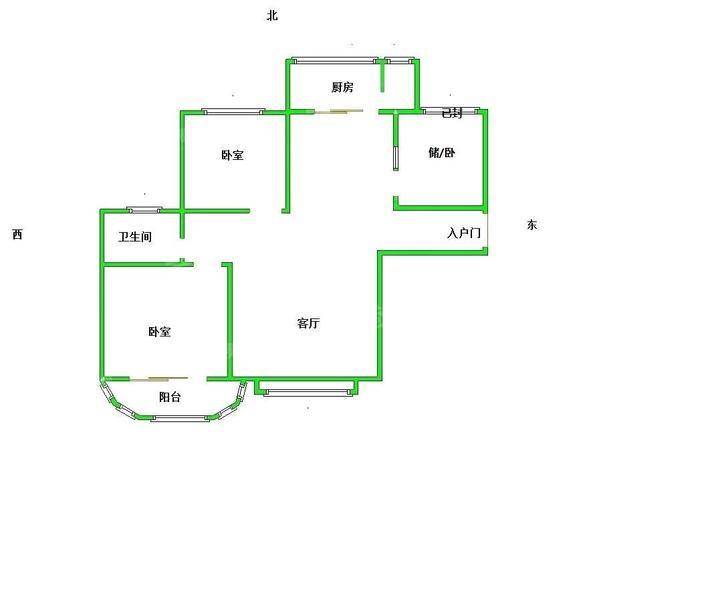 泰和世家（南区）3室2厅1卫92㎡