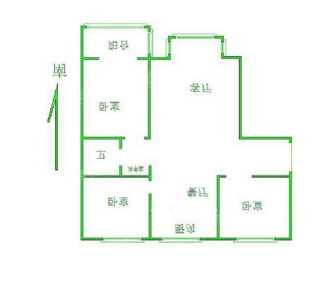 天成郡府东区3室2厅1卫116㎡