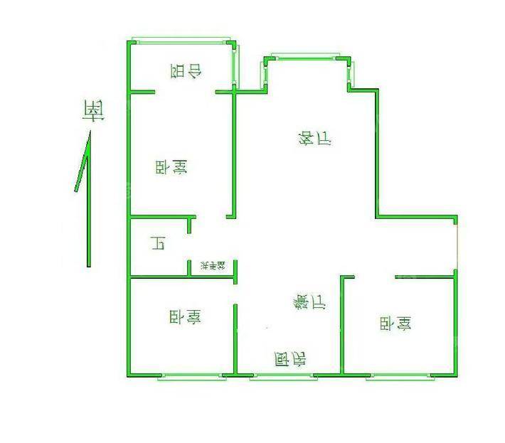 天成郡府东区3室2厅1卫116㎡