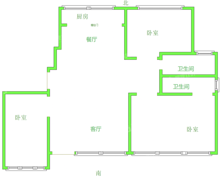 天成和悦名著西区3室2厅2卫147㎡