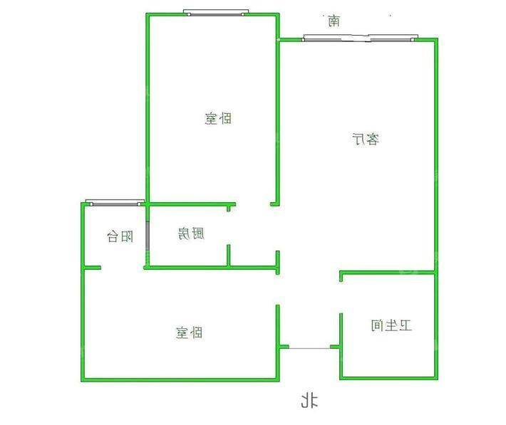 贻成御景狮城2室2厅1卫93㎡