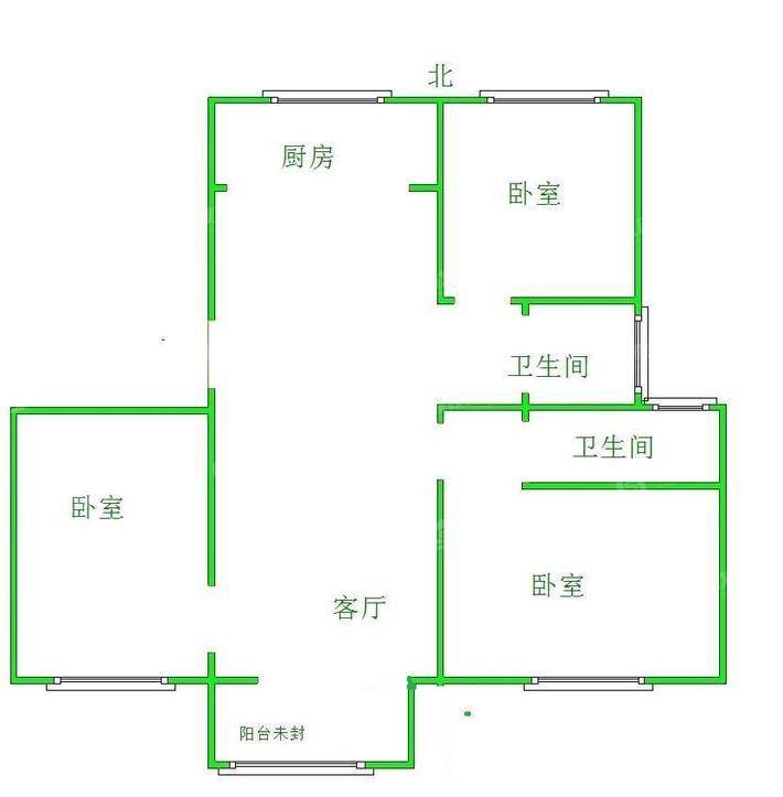 碧桂园江山印3室2厅2卫118㎡