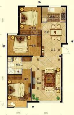 皇家壹里（C区）3室2厅1卫115㎡