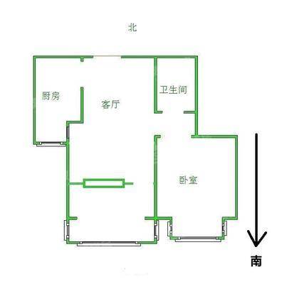 御河新城东区2室1厅1卫68㎡