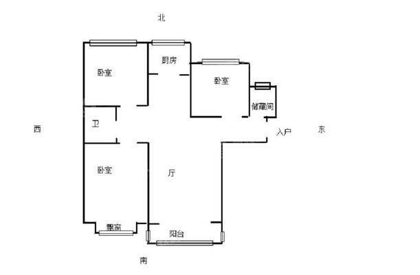 泰和世家（北区）3室2厅1卫123㎡