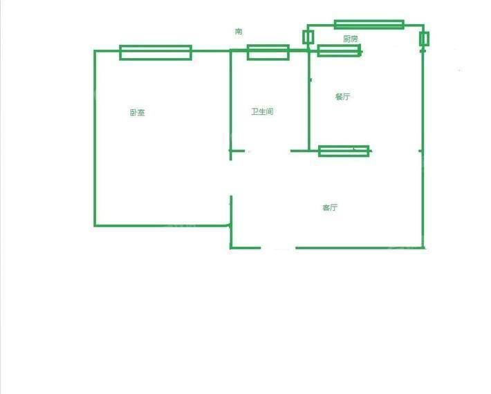 供电公司南院小区1室1厅1卫43㎡