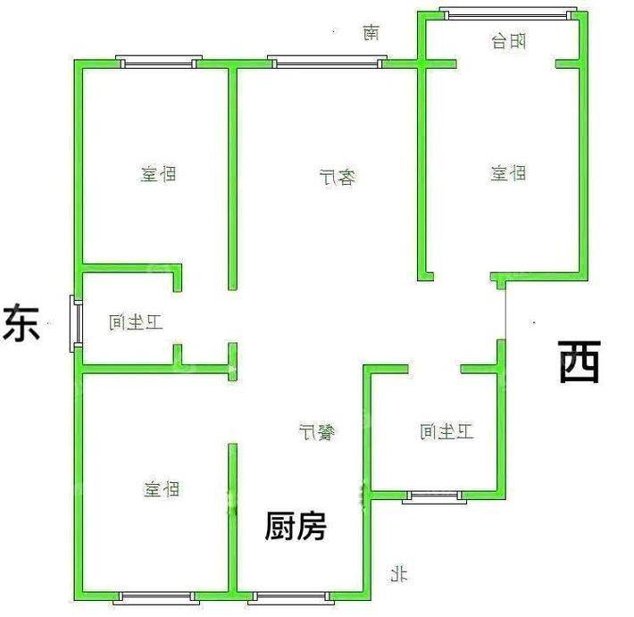塞纳左岸3室2厅2卫128㎡