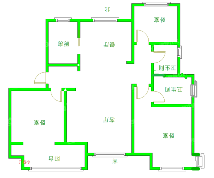 荣盛香堤荣府3室2厅2卫127㎡