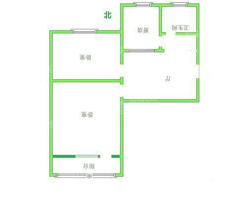石油二部2室1厅1卫62㎡