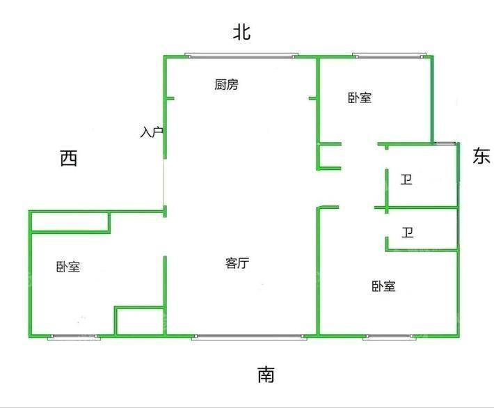 天成诚园一期3室2厅2卫116㎡