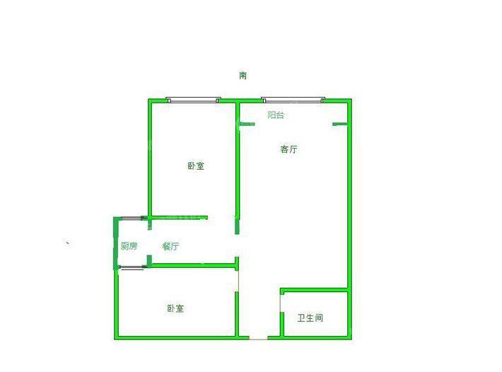 贻成御景狮城2室2厅1卫93㎡
