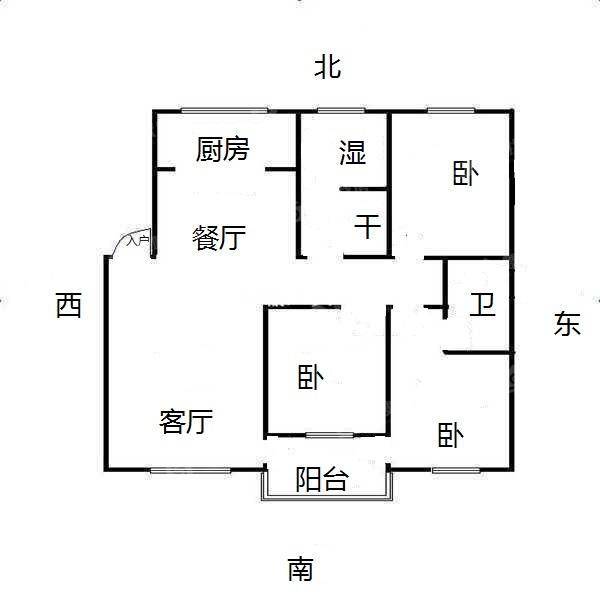 万泰家园3室2厅2卫139㎡