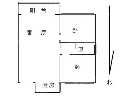 碧桂园江山樾2室2厅1卫90㎡