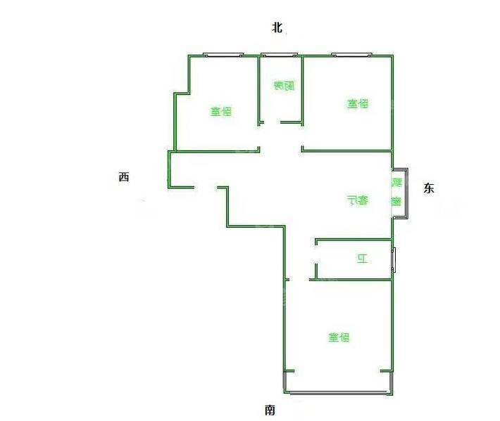 凤凰城（C区）3室2厅1卫108㎡