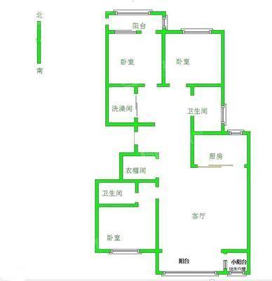 荣盛阿尔卡迪亚新儒苑3室2厅2卫124㎡