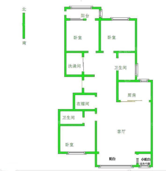 荣盛阿尔卡迪亚新儒苑3室2厅2卫124㎡