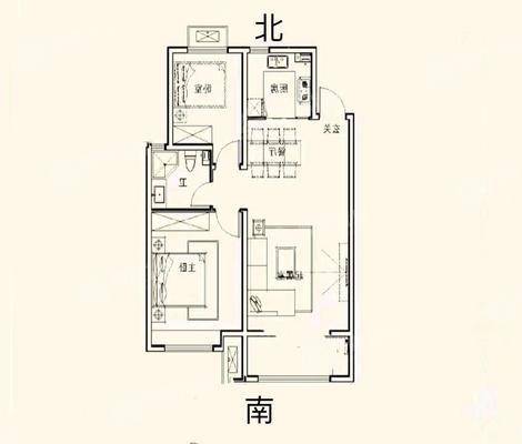 大运河新村（安运佳苑）2室2厅1卫94㎡