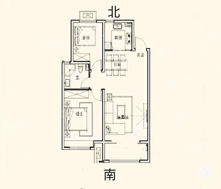 大运河新村（安运佳苑）2室2厅1卫94㎡