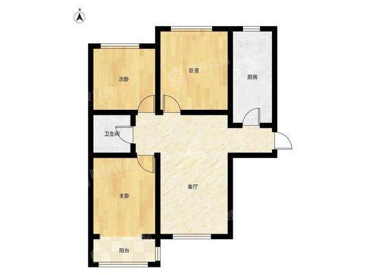 流津时代南区（9）3室2厅1卫109㎡