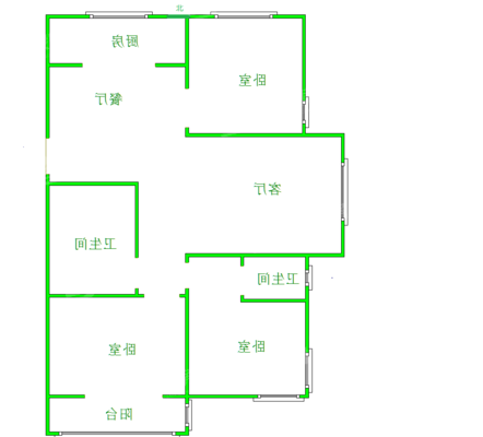天成郡府东区3室2厅2卫130㎡