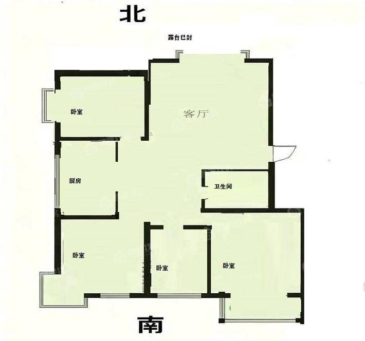 东方骏景3室2厅2卫127㎡