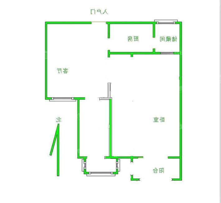 阳光国际2室2厅1卫93㎡