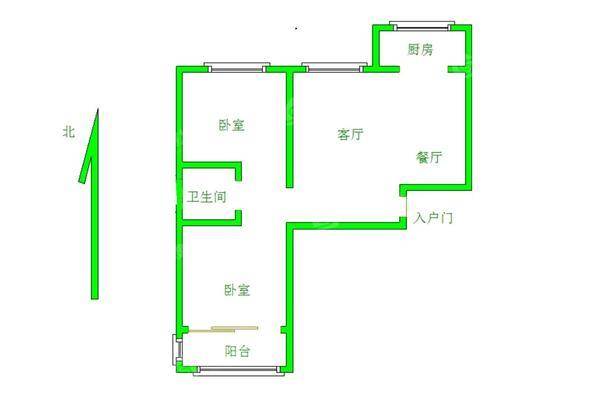 万泰丽景东区2室2厅1卫92㎡