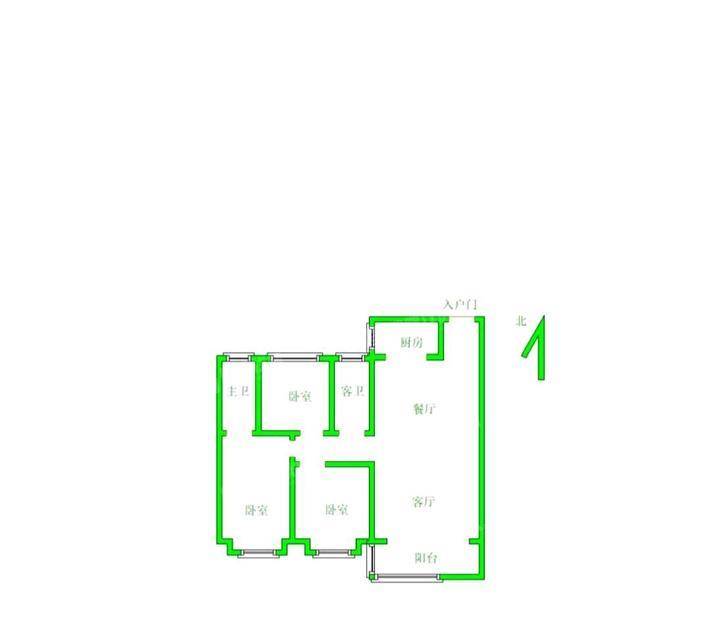碧桂园江山印3室2厅2卫113㎡
